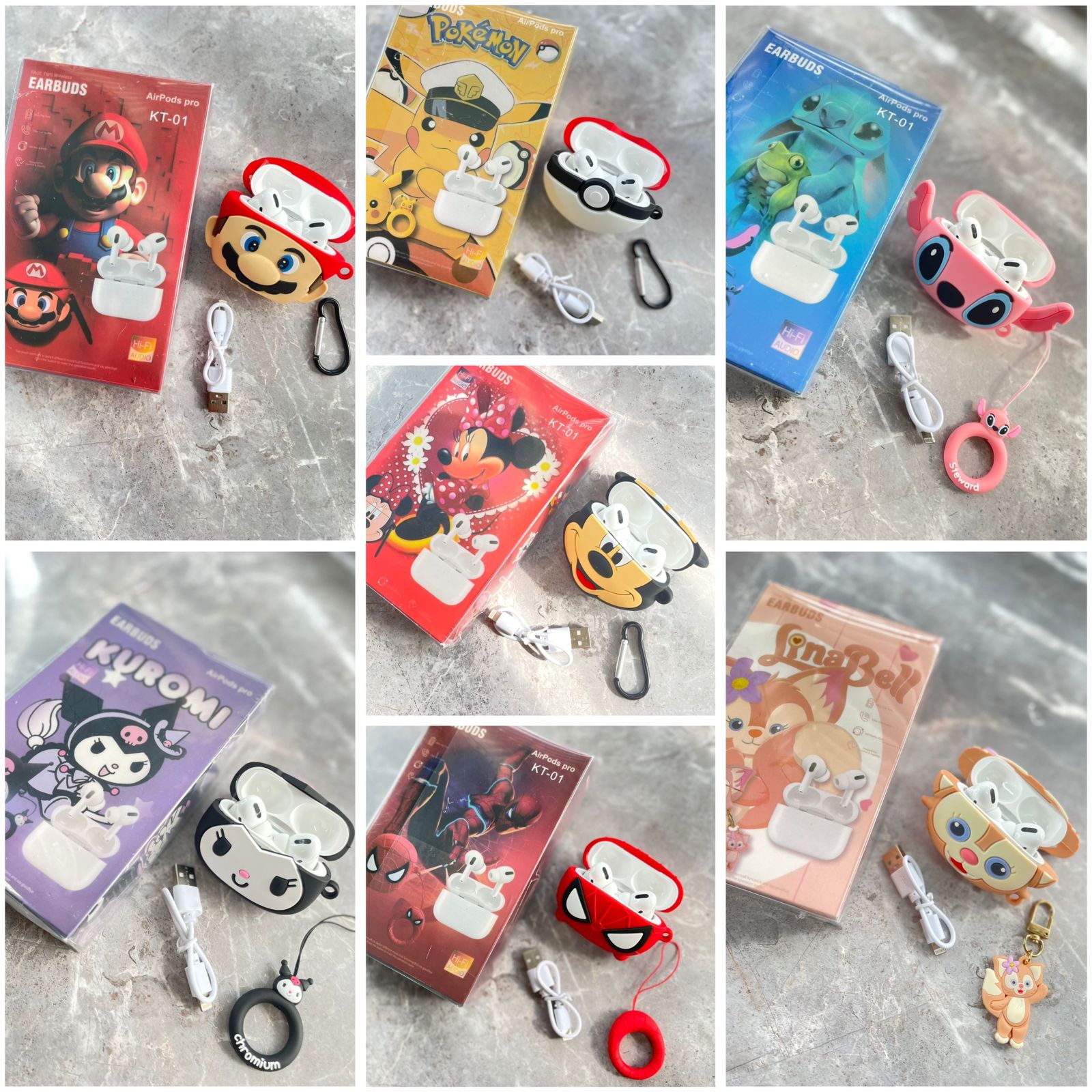 AURI. INALAMBRICOS DISEÑOS KT-01